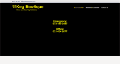 Desktop Screenshot of keyboutique.co.za